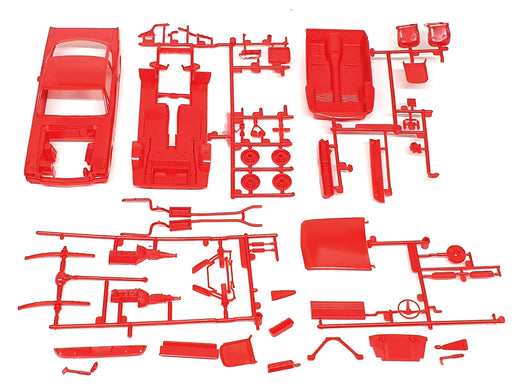 Monogram 1/24 Scale Unbuilt Model Kit 2713 - 1965 Ford Mustang 2+2 - Red
