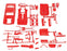Monogram 1/24 Scale Unbuilt Model Kit 2713 - 1965 Ford Mustang 2+2 - Red