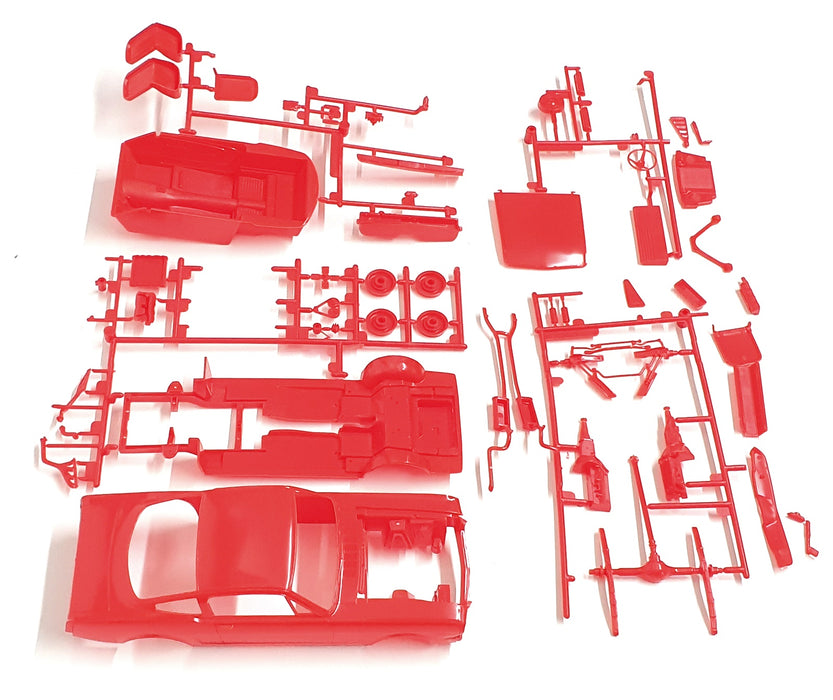 Monogram 1/24 Scale Unbuilt Model Kit 2713 - 1965 Ford Mustang 2+2 - Red