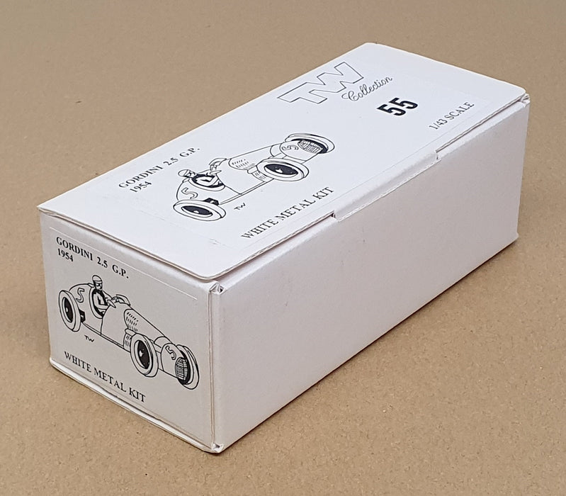 TW Collection 1/43 Scale Unbuilt Kit 55 - Gordini 2.5 GP F1 Car 1954
