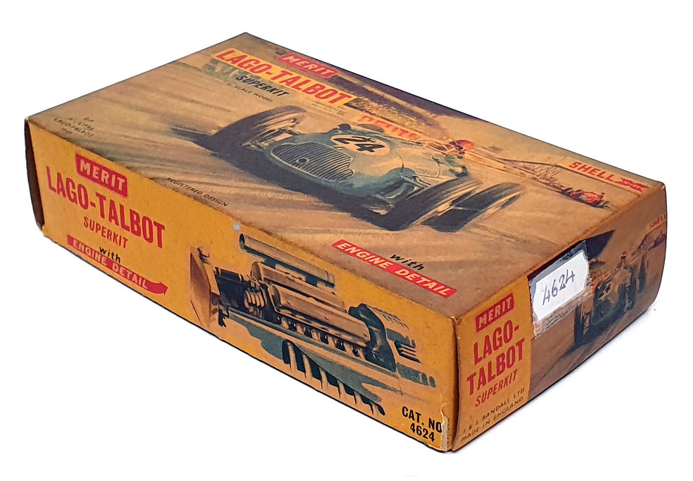Merit 1/24 Scale Built Plastic Kit 4624 - 1949 Lago Talbot F1 Race Car - Blue