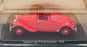 Atlas 1/43 Scale 6112 530 - 1938 Citroen Traction Light Fifteen Roadster - Red