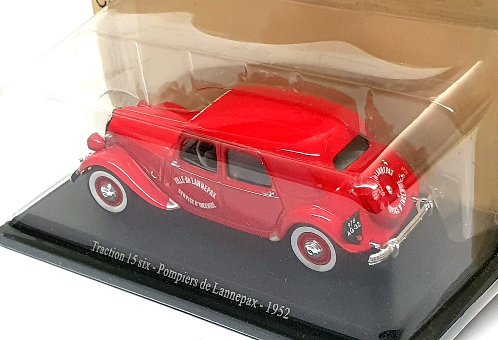 Atlas Editions 1/43 Scale 6112 527 - 1952 Citroen Traction Pompiers de Lannepax
