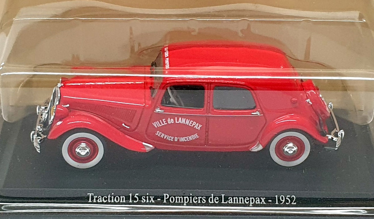 Atlas Editions 1/43 Scale 6112 527 - 1952 Citroen Traction Pompiers de Lannepax