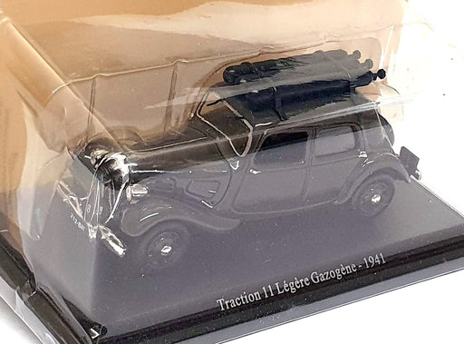 Atlas 1/43 Scale 6112/504 - 1941 Citroen Traction 11 Legere Gazogene - Dk. Grey