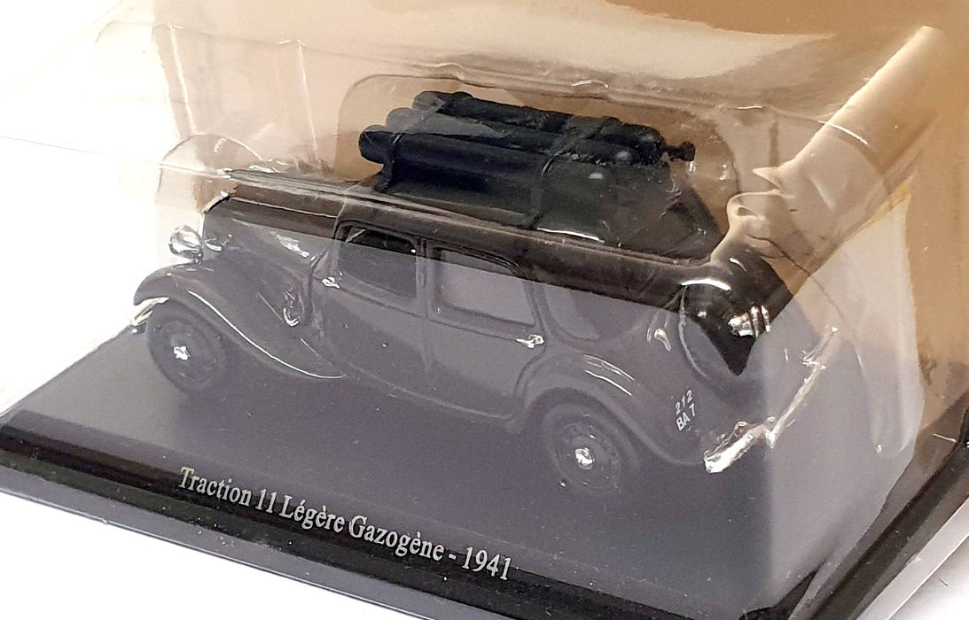 Atlas 1/43 Scale 6112/504 - 1941 Citroen Traction 11 Legere Gazogene - Dk. Grey