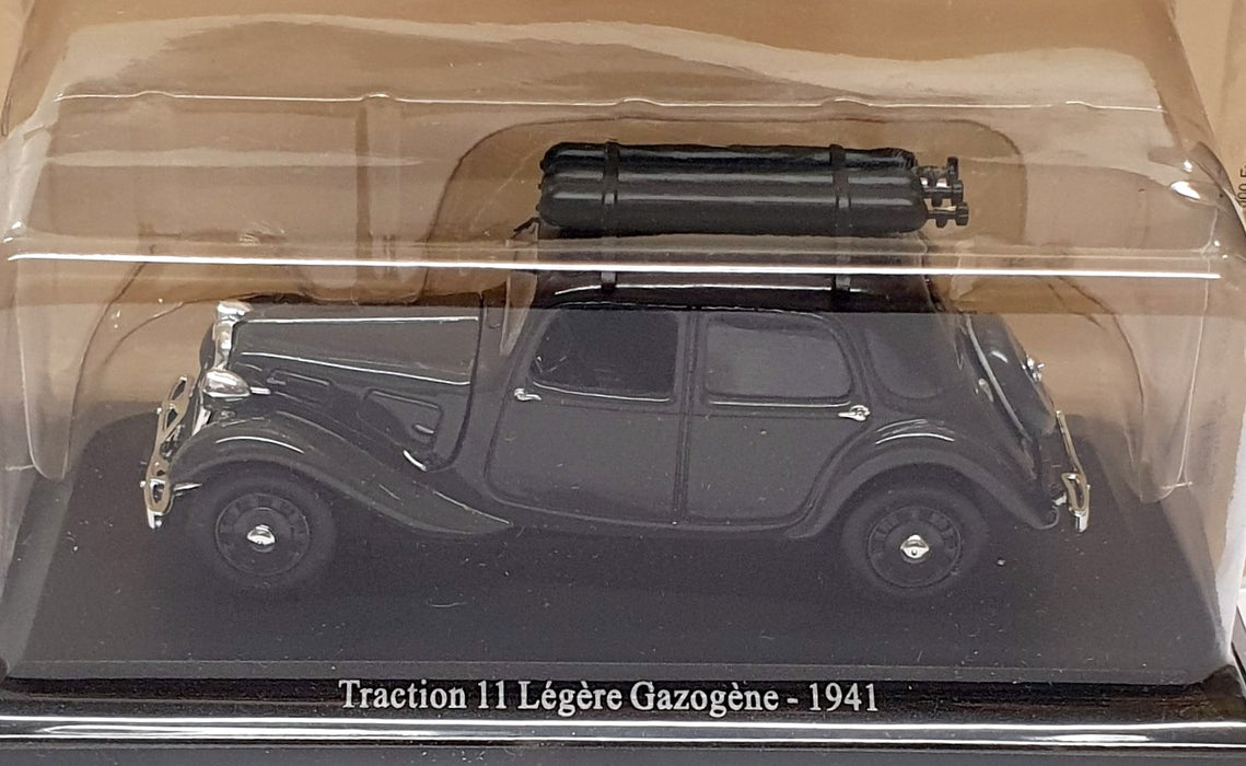 Atlas 1/43 Scale 6112/504 - 1941 Citroen Traction 11 Legere Gazogene - Dk. Grey