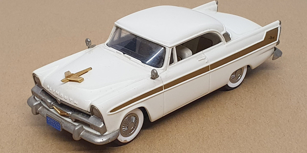Brooklin Models 1/43 Scale LIB048 - 1956 Plymouth Fury - White
