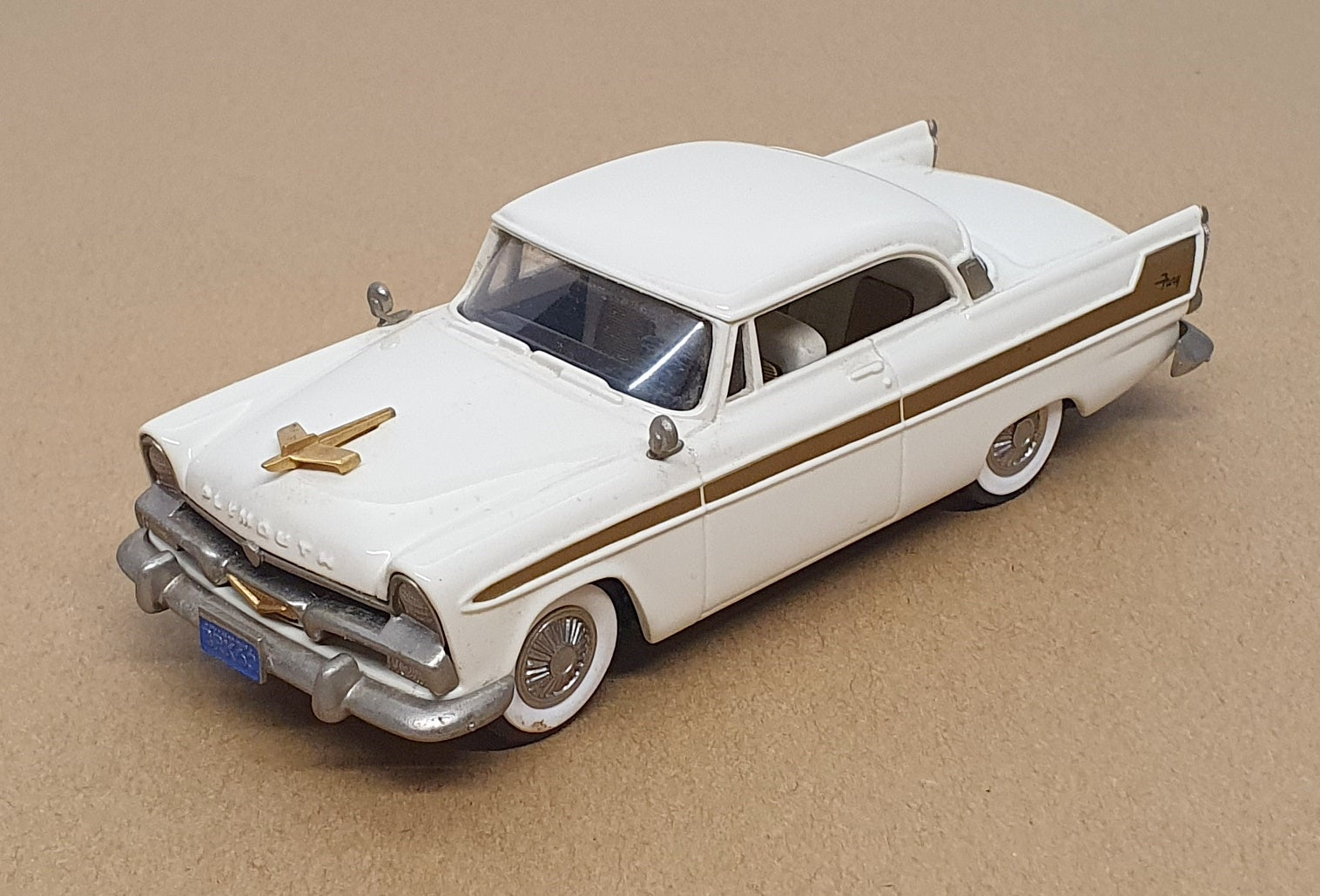 Brooklin Models 1/43 Scale LIB048 - 1956 Plymouth Fury - White