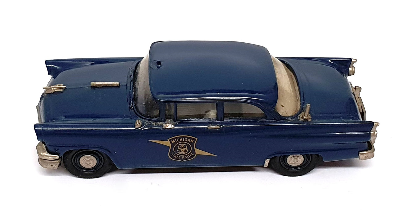 Brooklin 1/43 Scale LIB051 - 1956 Ford Mainline Michigan State Police - Blue