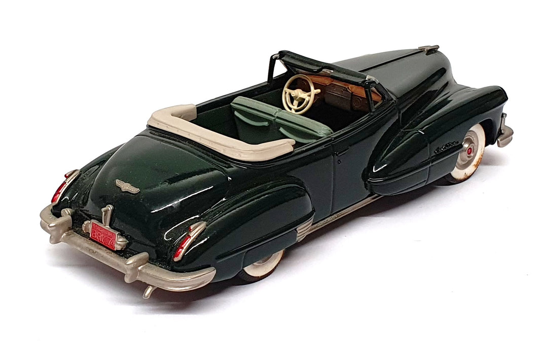 Brooklin Models 1/43 Scale LIB052 - 1947 Cadillac Series 62 Convertible - Green