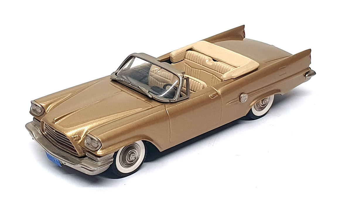 Brooklin Models 1/43 Scale LIB054 - 1959 Chrysler 300E Convertible - Gold