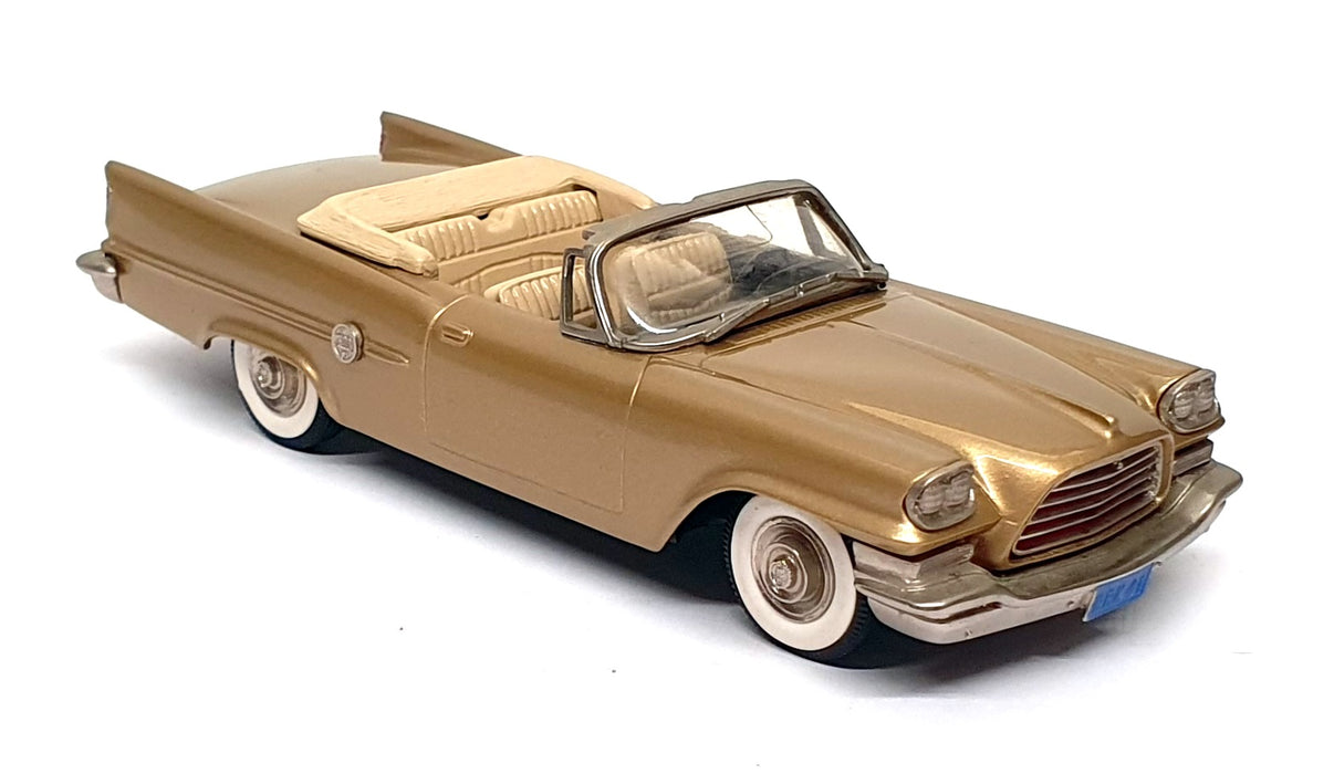 Brooklin Models 1/43 Scale LIB054 - 1959 Chrysler 300E Convertible - Gold