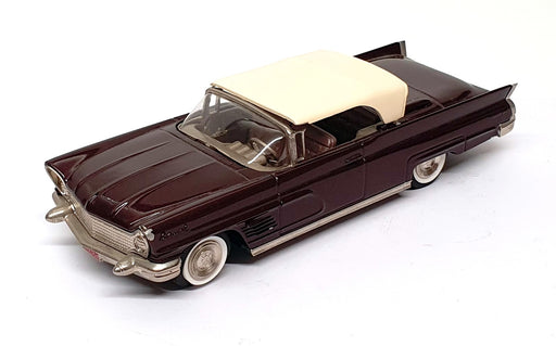 Brooklin Models 1/43 Scale LIB058 - 1960 Lincoln Continental - Maroon