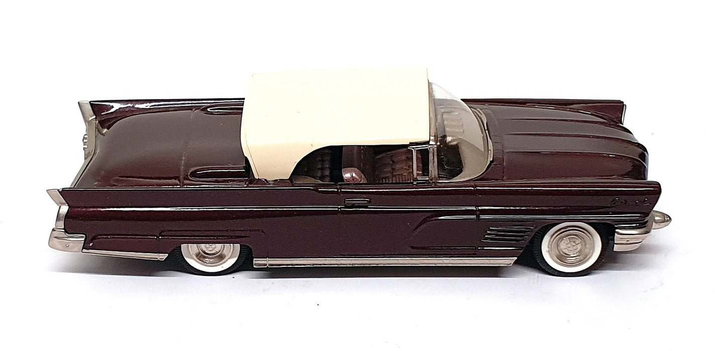 Brooklin Models 1/43 Scale LIB058 - 1960 Lincoln Continental - Maroon