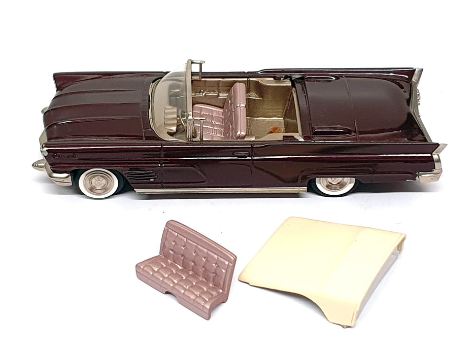 Brooklin Models 1/43 Scale LIB058 - 1960 Lincoln Continental - Maroon
