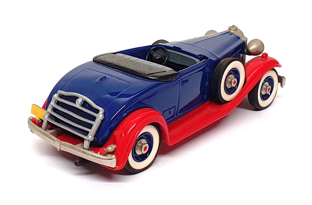 Brooklin Models 1/43 Scale LIB061 - 1932 Packard Light 8 - Blue/Red