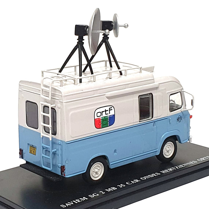 Hachette 1/43 Scale G111N007 - Renault Saviem Van ORTF - Grey/Lt. Blue