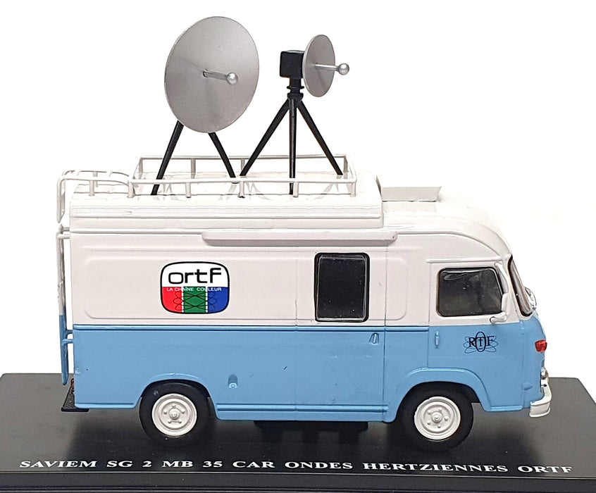 Hachette 1/43 Scale G111N007 - Renault Saviem Van ORTF - Grey/Lt. Blue