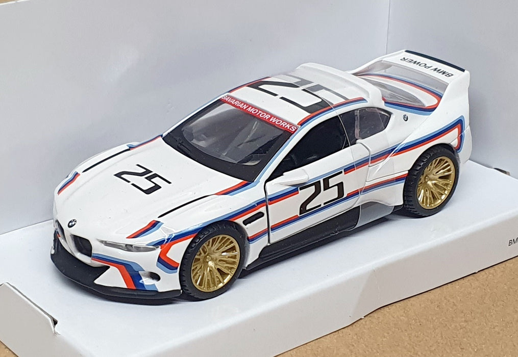 Maisto 1/41 Scale 80425A51996 - Pull Back & Go BMW 3.0 CSL Hommage #25