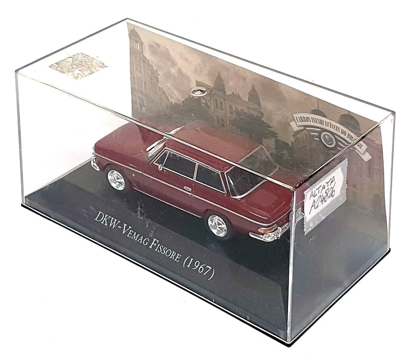Altaya 1/43 Scale Diecast A24826 - 1967 DKW Vemag Fissore - Dk. Red