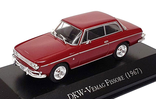 Altaya 1/43 Scale Diecast A24826 - 1967 DKW Vemag Fissore - Dk. Red