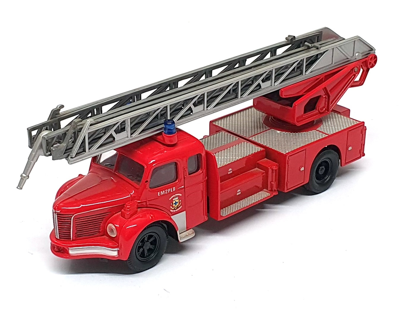 Corgi 1/50 Scale 73502 - Berliet GLR Grande Echelle Marseille Fire Truck - Red