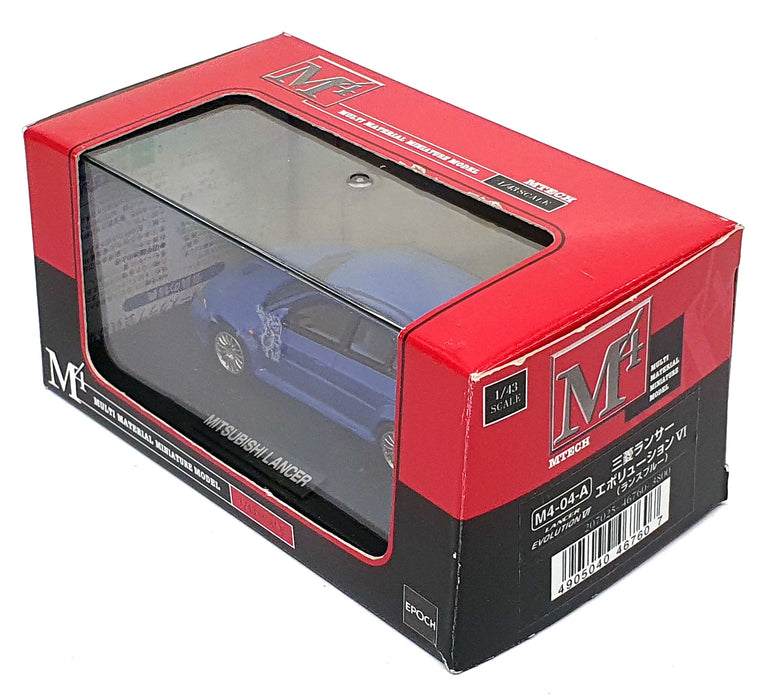 M4 MTech Models 1/43 Scale M4-04-A - Mitsubishi Lancer - Blue