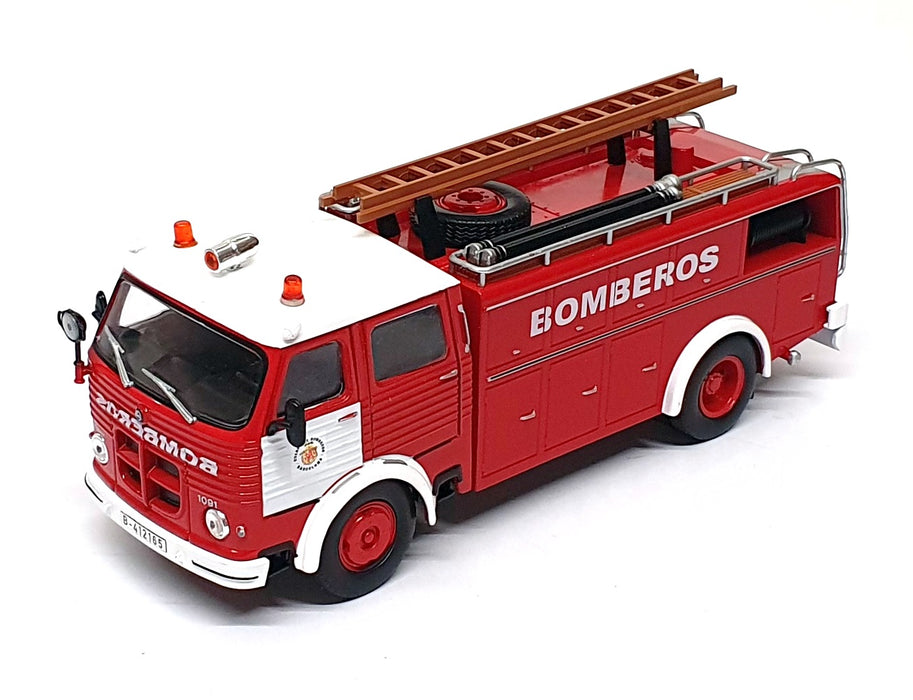 Altaya 1/43 Scale A4320R - Pegaso Comet Fire Truck Bomberos - Red/White
