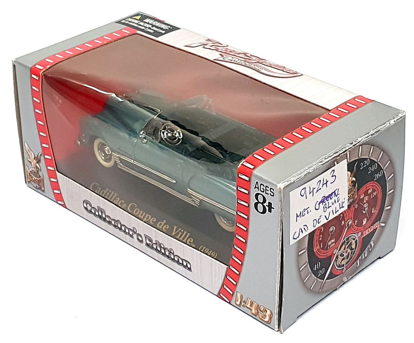 Road Signature 1/43 Scale 94243 - 1949 Cadillac Coupe De Ville - Met. Blue