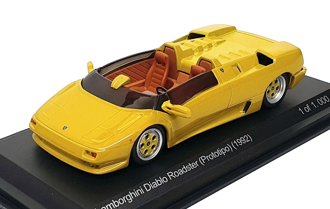 Whitebox 1/43 Scale WB506 - 1992 Lamborghini Diablo Roadster - Mustard Yellow
