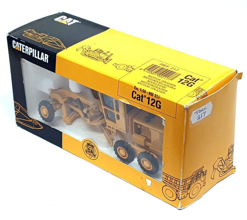 Joal 1/50 Scale Diecast 217 - Caterpillar Motor Grader 12G - Yellow