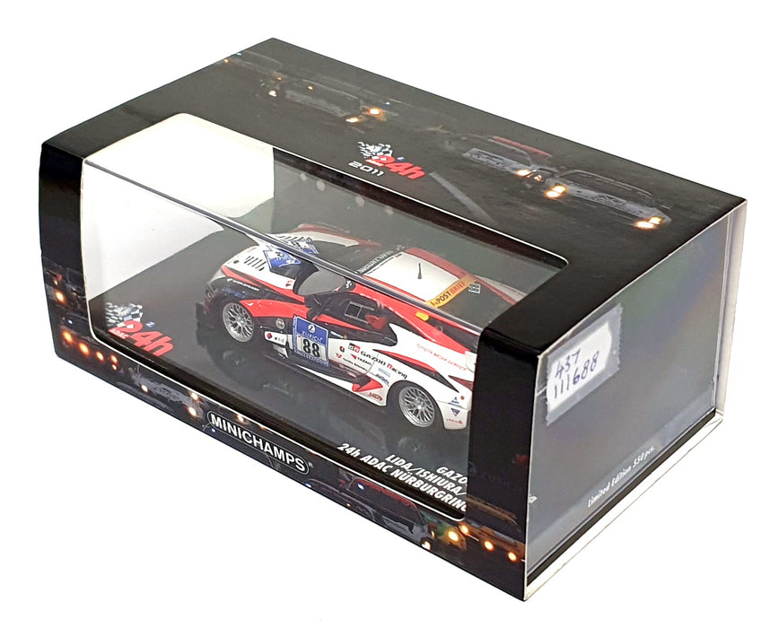 Minichamps 1/43 Scale 437 111688 - Lexus LFA #88 24H ADAC Nurburgring 2011