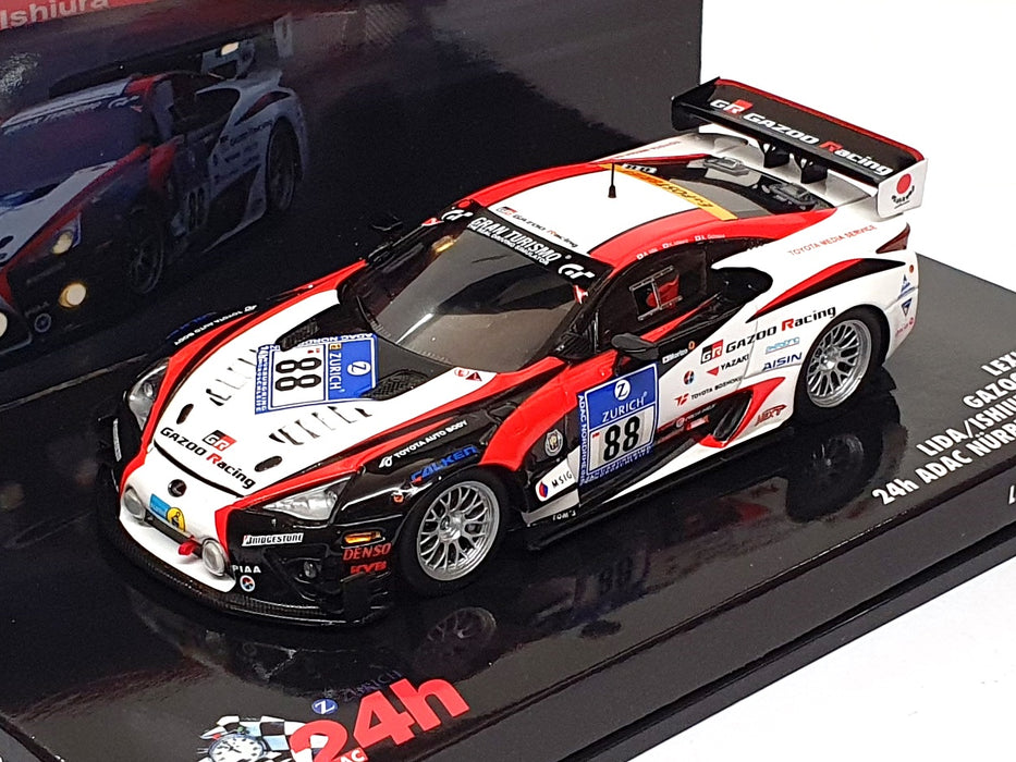 Minichamps 1/43 Scale 437 111688 - Lexus LFA #88 24H ADAC Nurburgring 2011