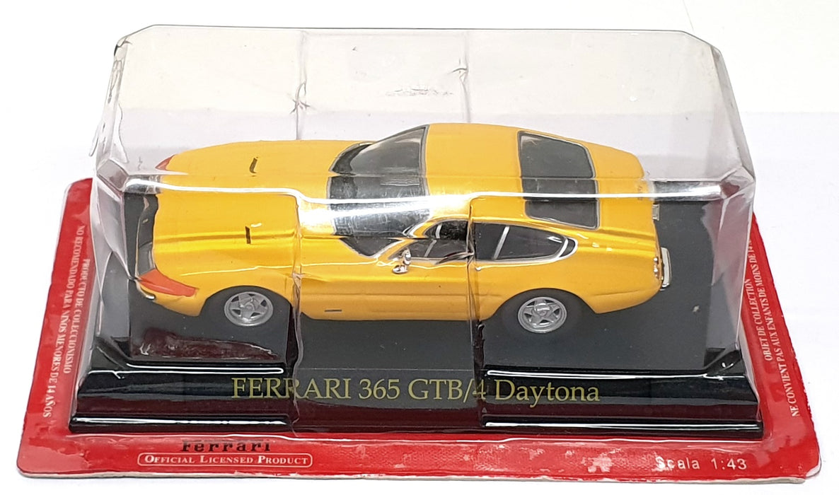 Altaya 1/43 Scale Diecast A365Y - Ferrari 365 GTB/4 Daytona - Yellow