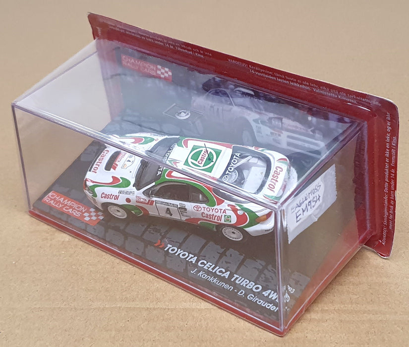 Eaglemoss 1/43 Scale EM934 - Toyota Celica Turbo 4WD #4 1000 Lakes Rally 1993