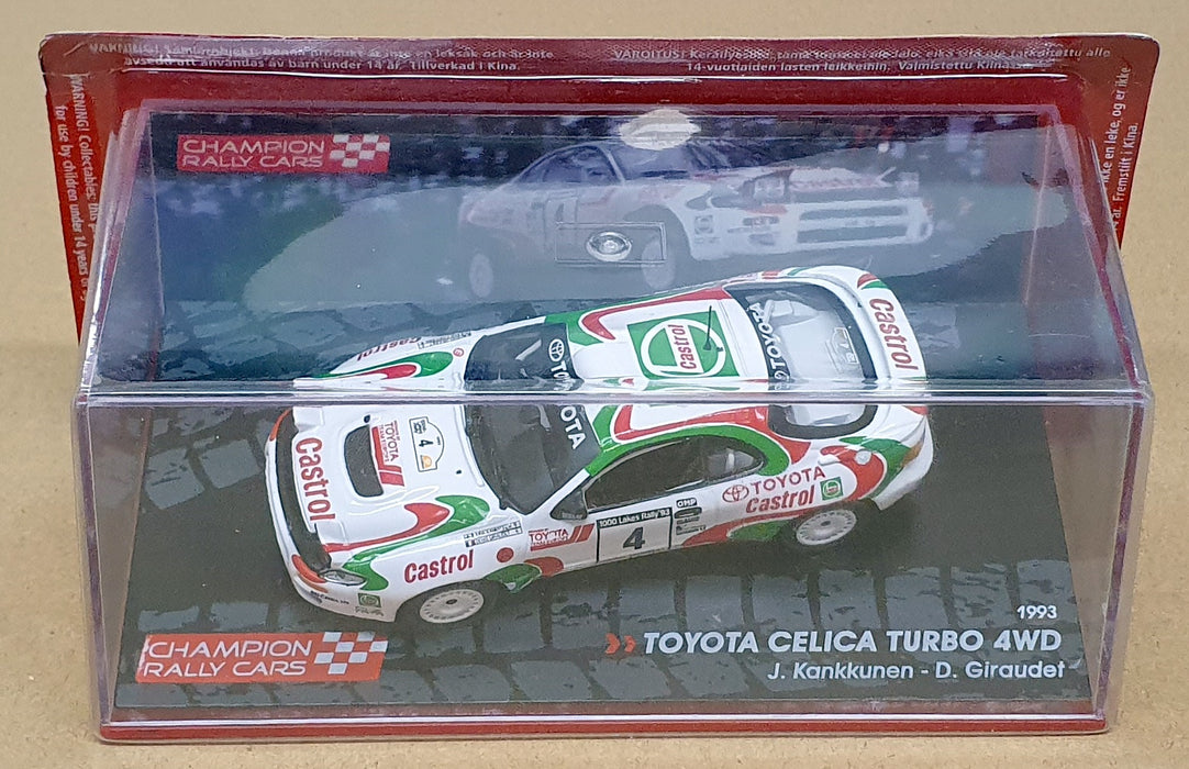 Eaglemoss 1/43 Scale EM934 - Toyota Celica Turbo 4WD #4 1000 Lakes Rally 1993