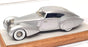 Heco 1/43 Scale Chal004 - 1937 Delage D8 120-S Pourtout Aero Coupe - Silver