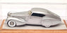 Heco 1/43 Scale Chal004 - 1937 Delage D8 120-S Pourtout Aero Coupe - Silver