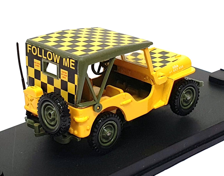 Verem 1/43 Scale Diecast 9603 - Willys Jeep Follow Me - Yellow