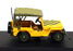 Verem 1/43 Scale Diecast 9603 - Willys Jeep Follow Me - Yellow