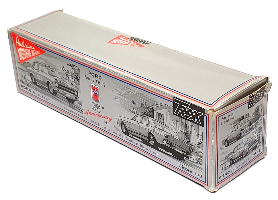Trax 1/43 Scale TRS9 - Ford Falcon XR GT 25th Anniversary 2 Piece Set