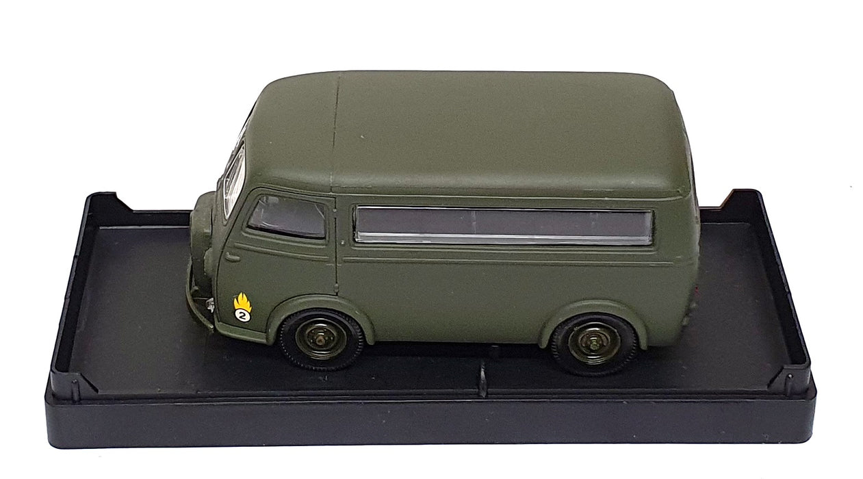 Verem 1/43 Scale V9619 - Peugeot D4 Vitre Military Minibus - Green