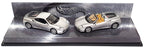 Hot Wheels 1/43 Scale 50461 - Ferrari 360 Series 2 Piece Set - Silver