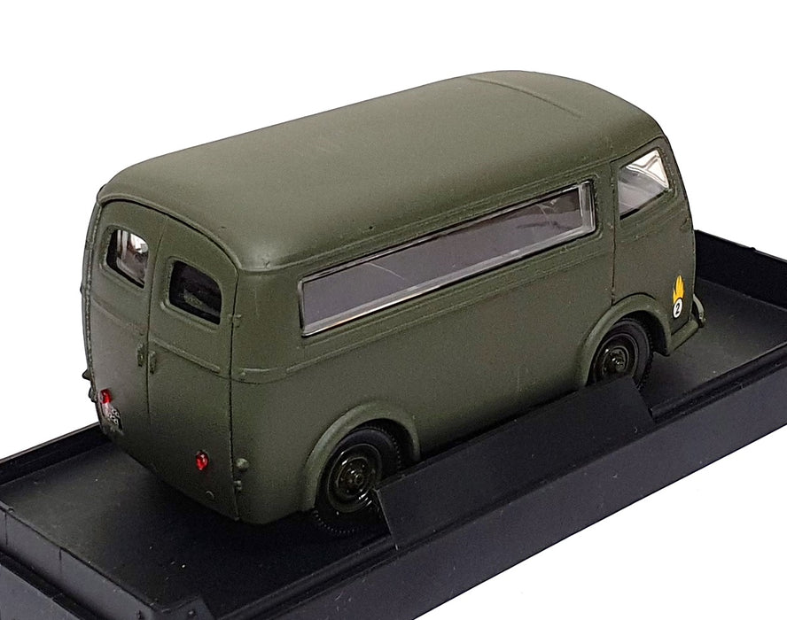 Verem 1/43 Scale V9619 - Peugeot D4 Vitre Military Minibus - Green