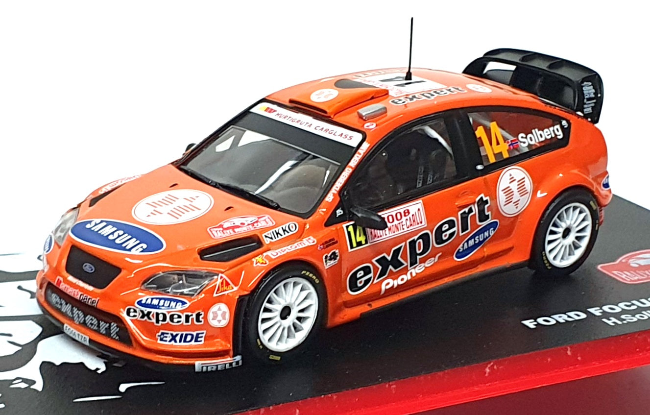 Altaya 1/43 Scale A0807 - Ford Focus RS #14 Monte Carlo 2008 Solberg/Menkerud
