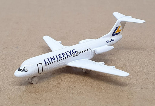 Schabak 1/600 Scale 931/70 - Fokker F28 Aircraft Linjeflyg SE-DGS
