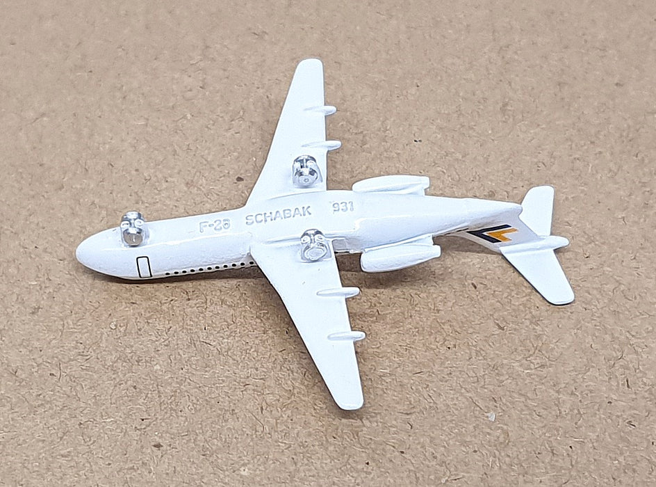 Schabak 1/600 Scale 931/70 - Fokker F28 Aircraft Linjeflyg SE-DGS