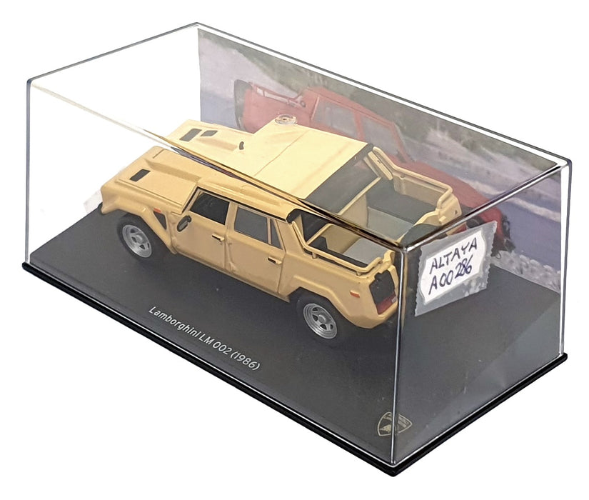 Altaya 1/43 Scale A00286 - 1986 Lamborghini LM 002 Off-Road Vehicle - Beige