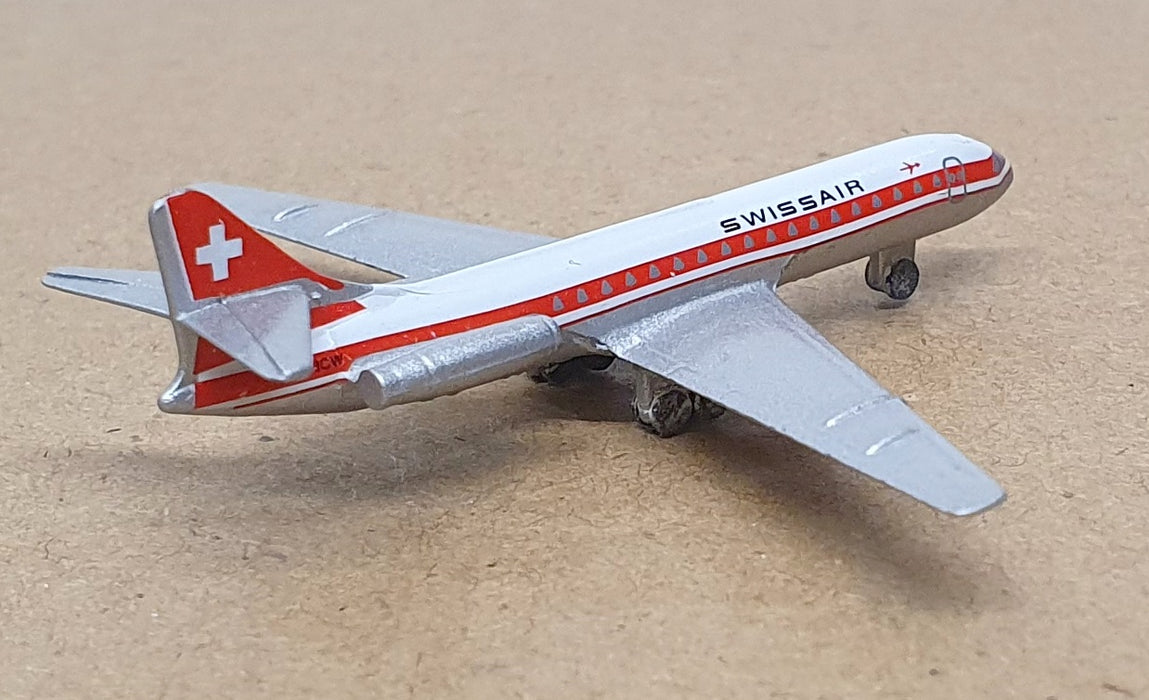 Schabak 1/600 Scale Diecast 944/4 - Caravelle Aircraft Swissair HB-ICW